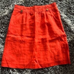 Tory Burch Fiery Red Skirt